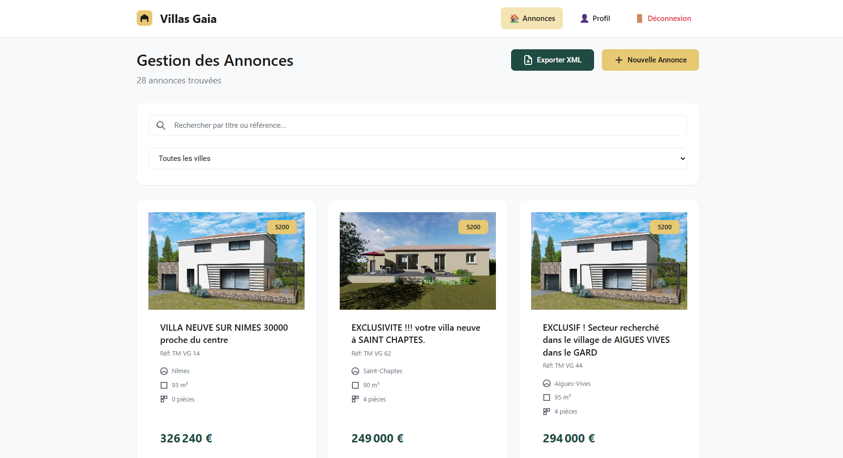 Intranet Immobilier